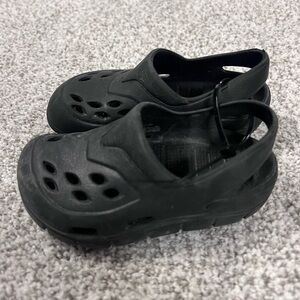 Kids Black Slip-On Shoes